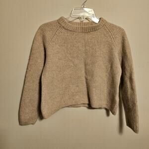 Quince 100% Cashmere Medium Mongolian Fisherman Crewneck Sweater